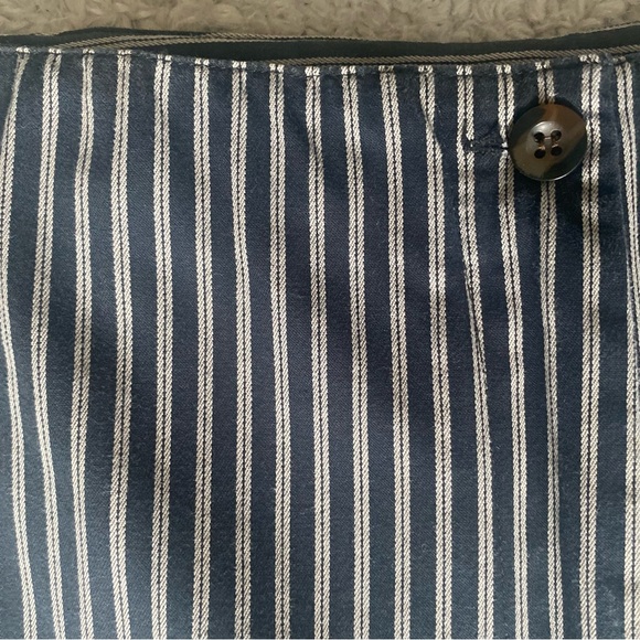 Charter Club Ankle Pants ~Black & Tan Stripped ~Size 10 ~High Waisted ~Classic - Picture 3 of 12